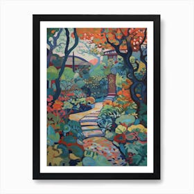 The Garden Of Morning Calm, South Korea, Painting 4 Art Print