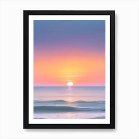 Sunset At The Beach By Daniel Scott Art Print