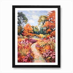 Autumn Gardens Painting Norfolk Botanical Garden 3 Art Print