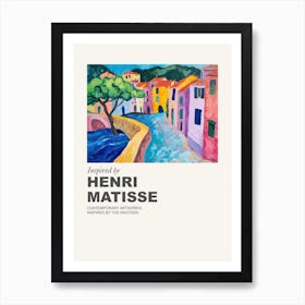 Museum Poster Inspired By Henri Matisse 3 Art Print