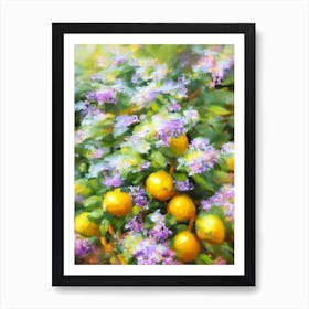 Lemon Balm Impressionist Painting Art Print