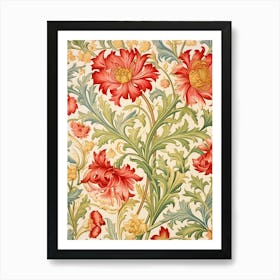 William Morris Floral 1 Art Print