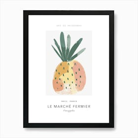 Pineapples Le Marche Fermier Poster 4 Art Print