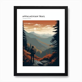 Appalachian Trail Usa 4 Hiking Trail Landscape Poster Art Print