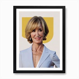 Felicity Huffman Retro Collage Movies Art Print