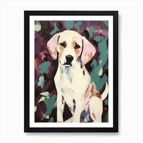 A Beagle Dog Painting, Impressionist 4 Art Print