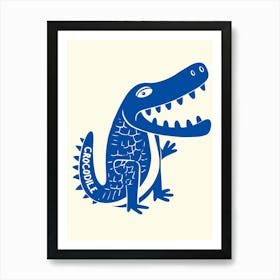 Crocodile Art Print