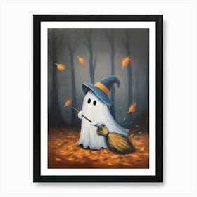 Ghost In The Woods 27 Art Print