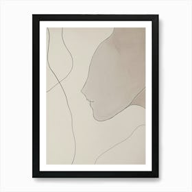 Woman'S Face 4 Art Print