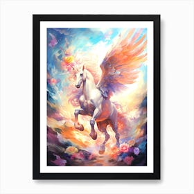 Unicorn 4 Art Print