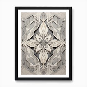 Geometric Reflections Abstract 8 Art Print