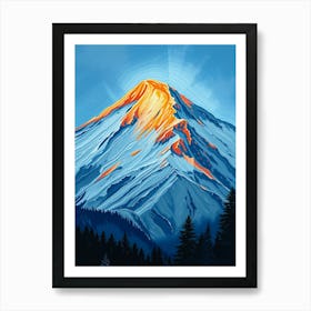 Mt Hood 2 Art Print