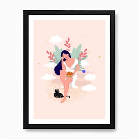 Clementines Art Print