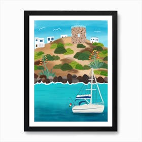 Sottotorre Calasetta Art Print