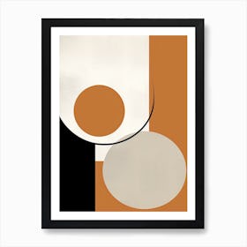 Trier Circles, Geometric Bauhaus Art Print