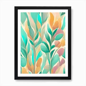 Botanic Pattern Art Print