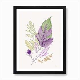 Lavender Contemporary Art Print