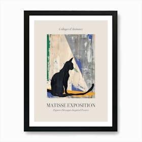 Cat 5 Matisse Inspired Exposition Animals Poster Art Print