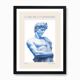David, Michelangelo, Florence  Vintage Poster Art Print