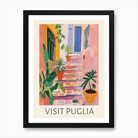 Visit Puglia Travel Poster Art Print