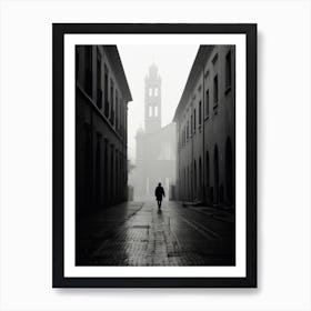 Parma, Italy,  Black And White Analogue Photography  4 Art Print