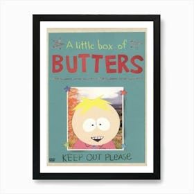 southpark Butters Keep Out Please Affiche