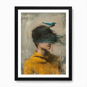 Bird In The Head 1 Art Print