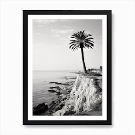 Santa Marinella, Italy, Black And White Photography 4 Art Print