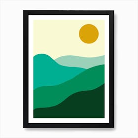 Landscape Painting Art Print