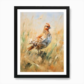 Bird Painting Pheasant 1 Art Print