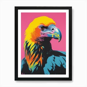 Andy Warhol Style Bird California Condor 3 Art Print
