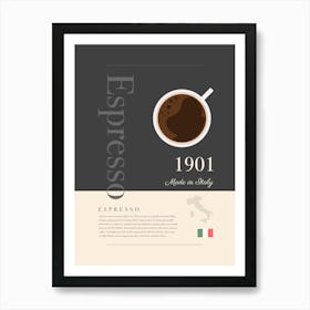 Espresso - Black Coffee Art Print