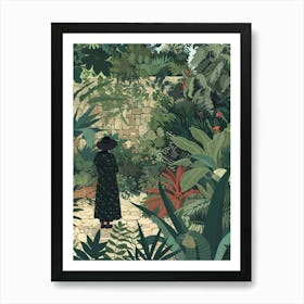 In The Garden Tresco Abbey Gardens United Kingdom 4 Art Print