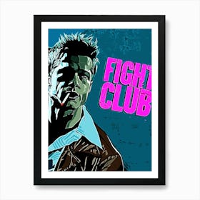 Fight Club movies 1 Art Print