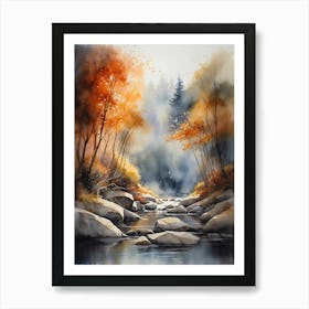 Autumn In The Woods Art Print