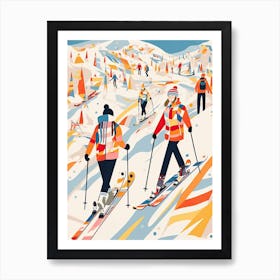 Are, Sweden, Ski Resort Illustration 0 Art Print