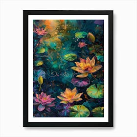 Water Lilies 5 Art Print