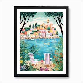 Rovinj Croatia 3 Illustration Art Print