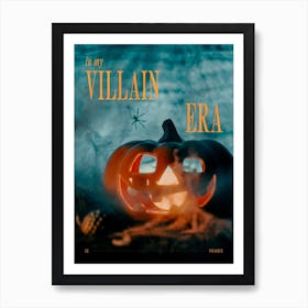 In my villain era Halloween Art Print