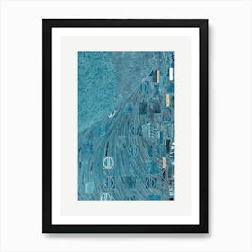 Blue By Gustav Klimt Art Print