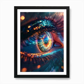 Eye Of The Future 2 Art Print