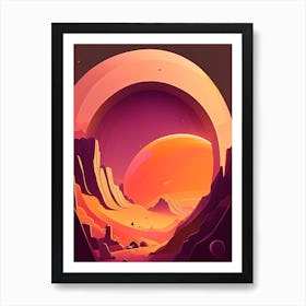 Roche Limit Kawaii Kids Space Art Print