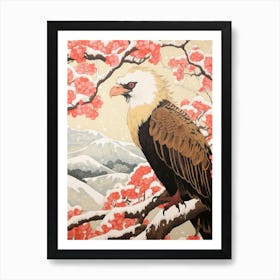 Bird Illustration Vulture 2 Art Print