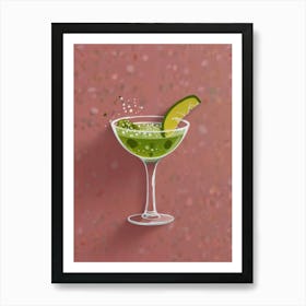 Cocktail In A Glass 1 Art Print