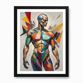 Abstract Man Art Print