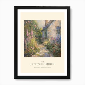 Flower Symphony Cottage Garden Poster 5 Art Print