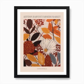 Fall Botanicals Gypsophila 2 Poster Art Print