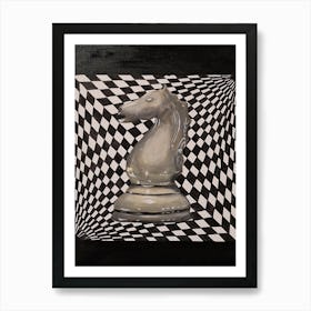 Chess Piece Art Print