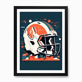 American Football Helmet 33 Art Print