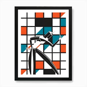 Dancer In A Square Art Print